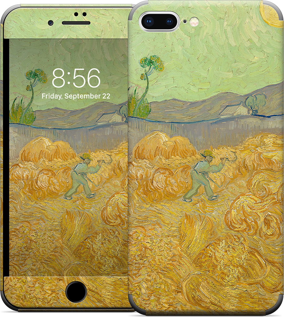Wheatfield with a Reaper iPhone Skin
