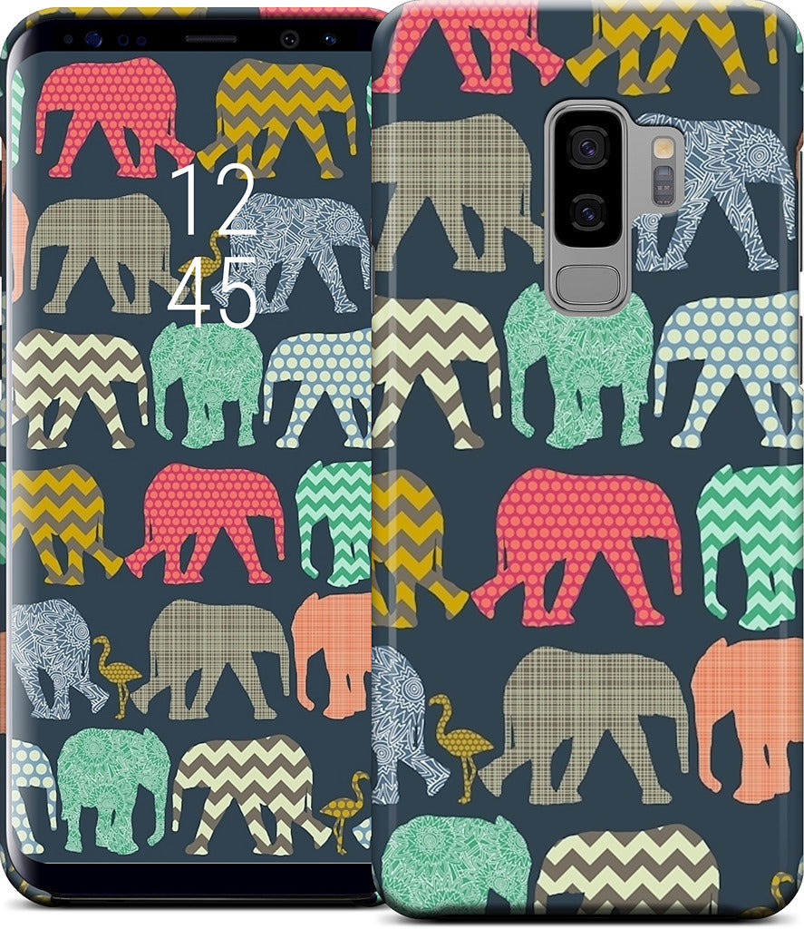 baby elephants and flamingos Samsung Case