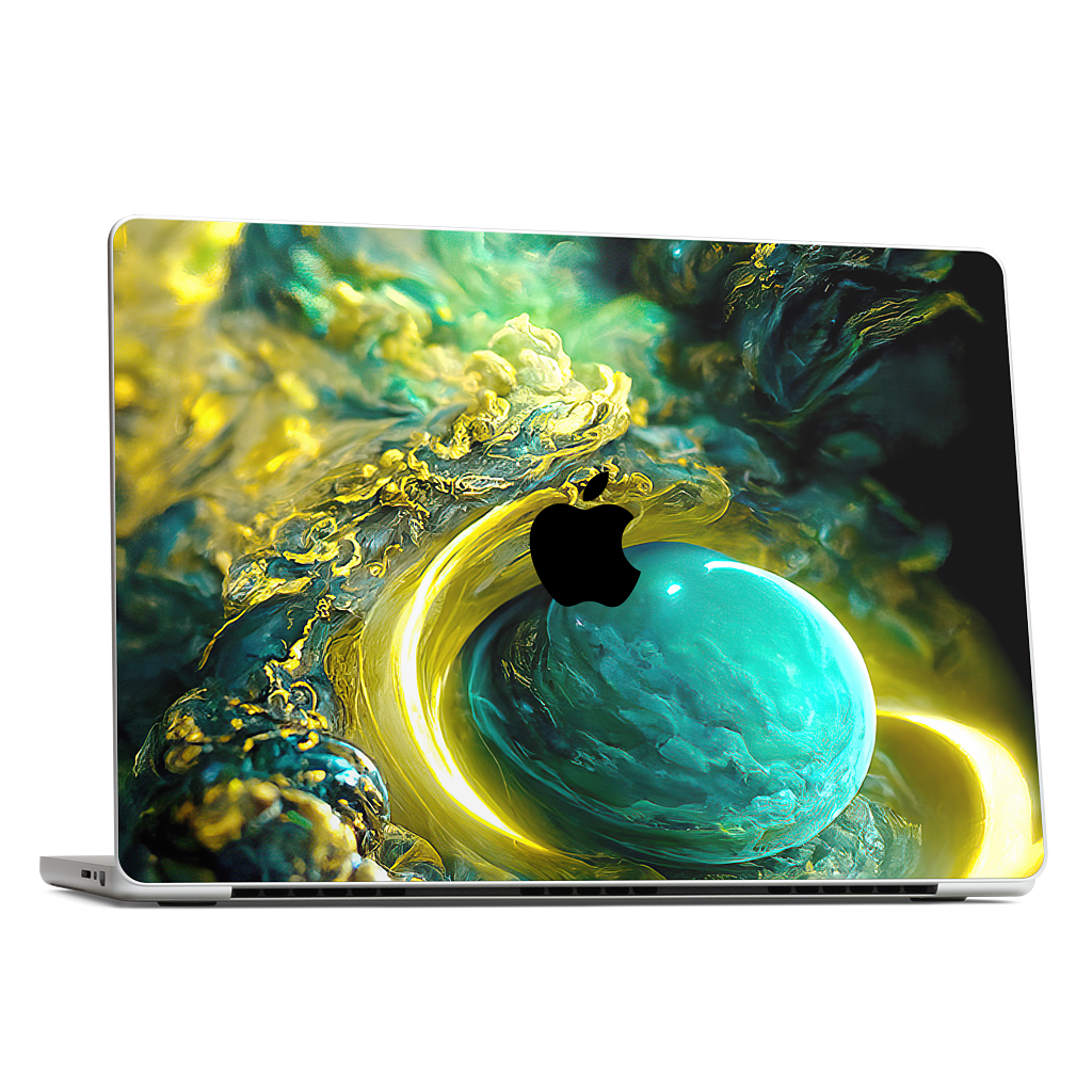 Planetary Accretion MacBook Skin