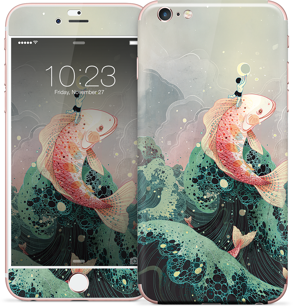 Mooncatcher iPhone Skin