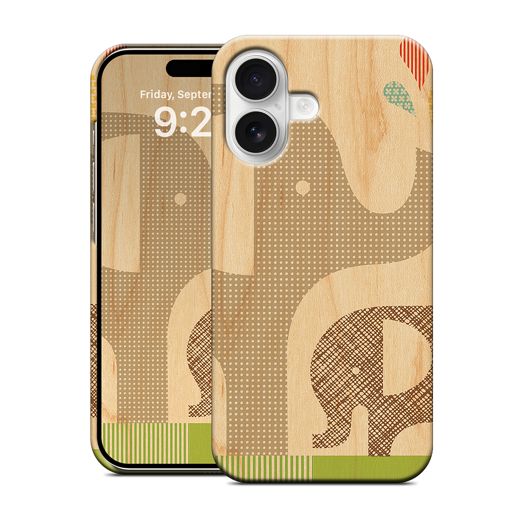 Elephant with Calf iPhone Case