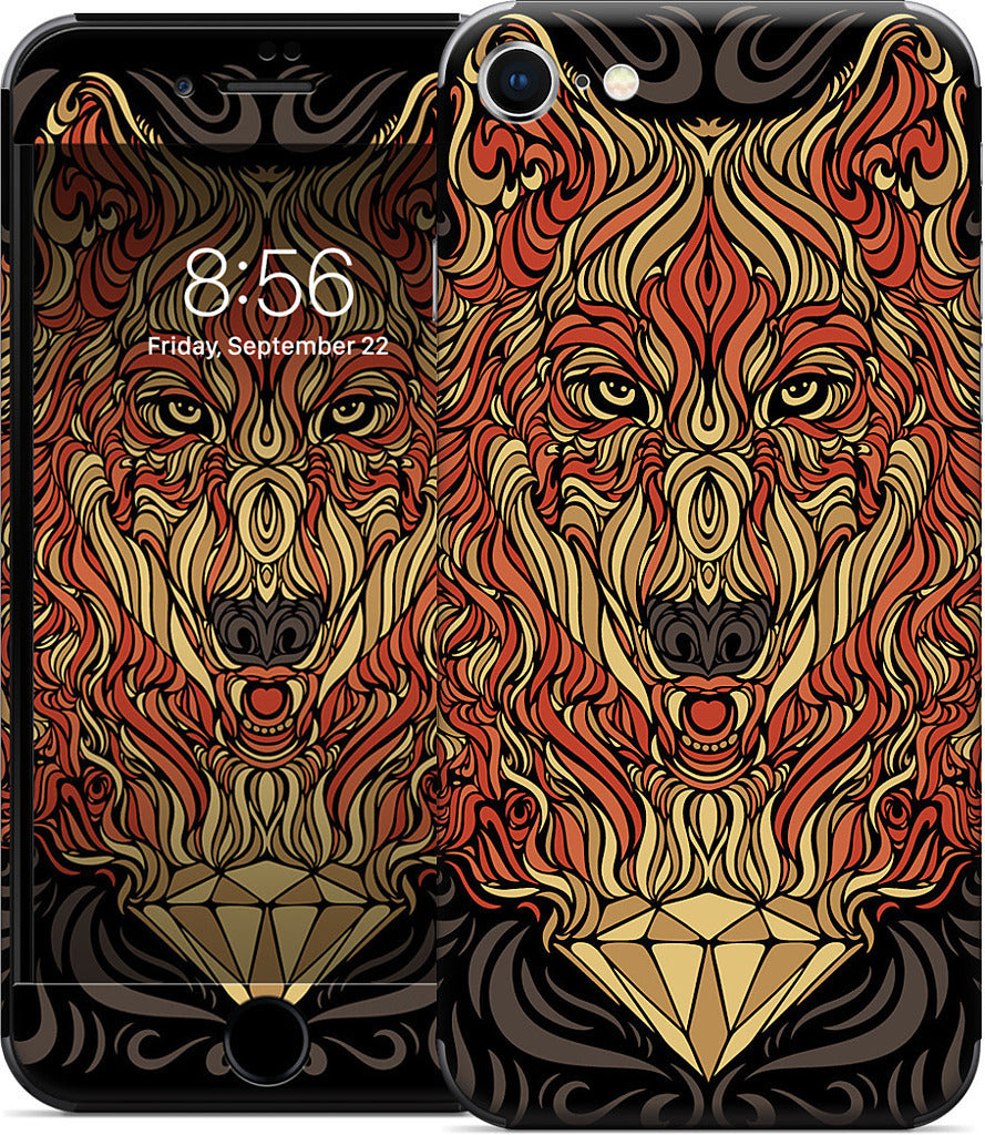 The Lone Wolf iPhone Skin