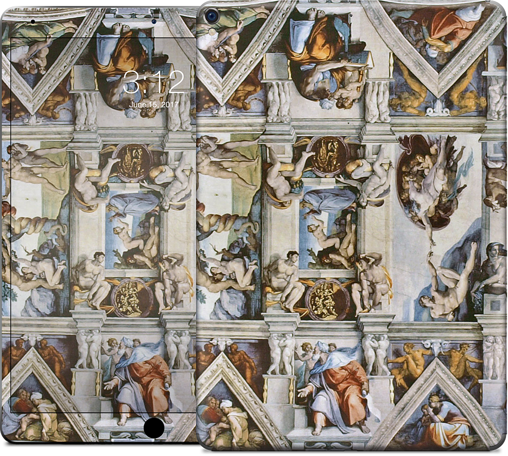 Cappella Sistina Ceiling iPad Skin