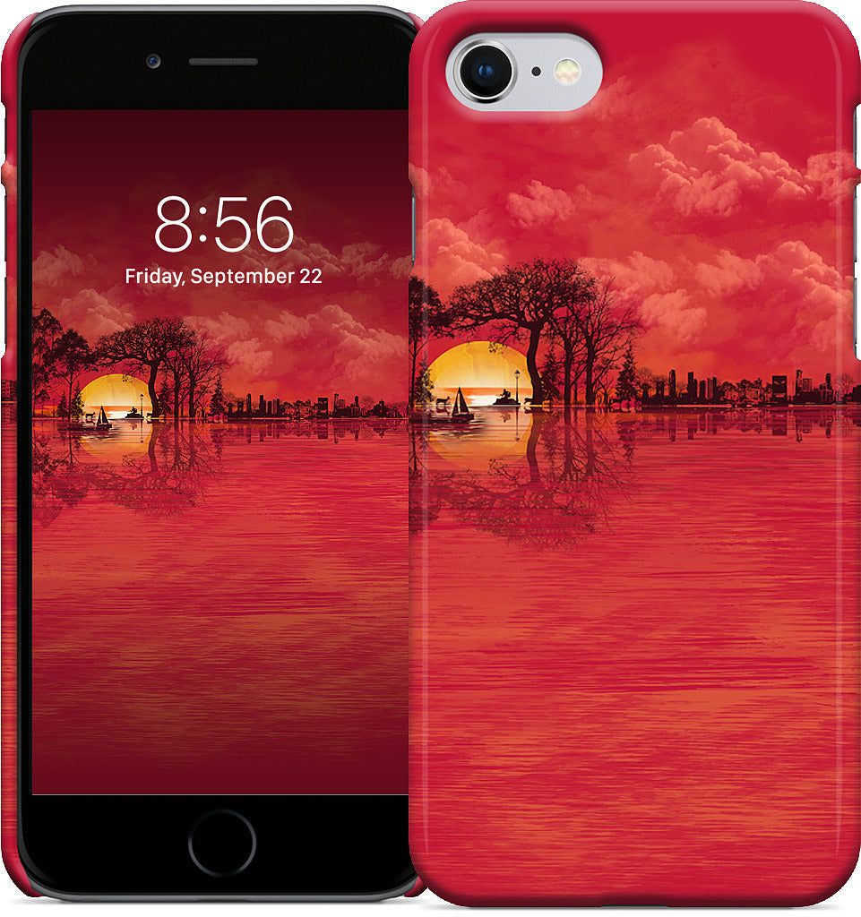 Musical Sunset iPhone Case