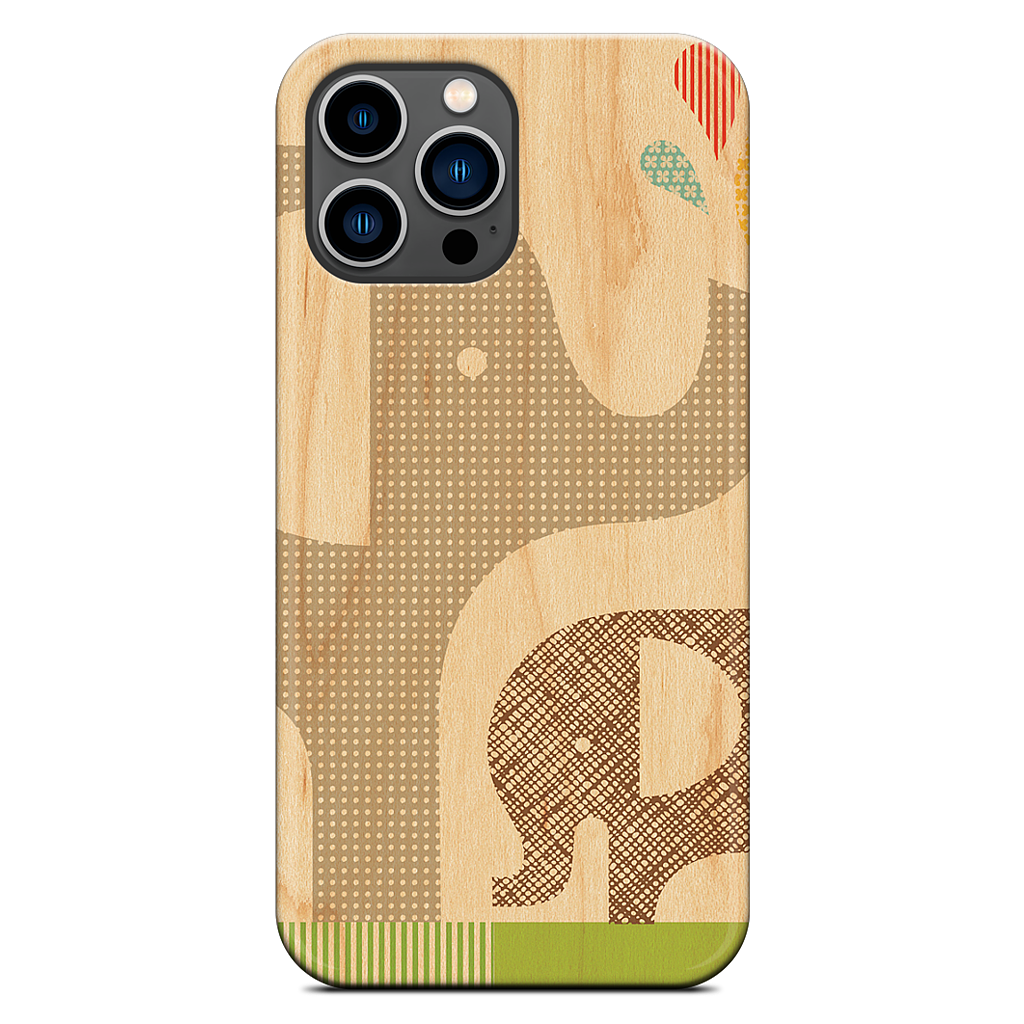 Elephant with Calf iPhone Case