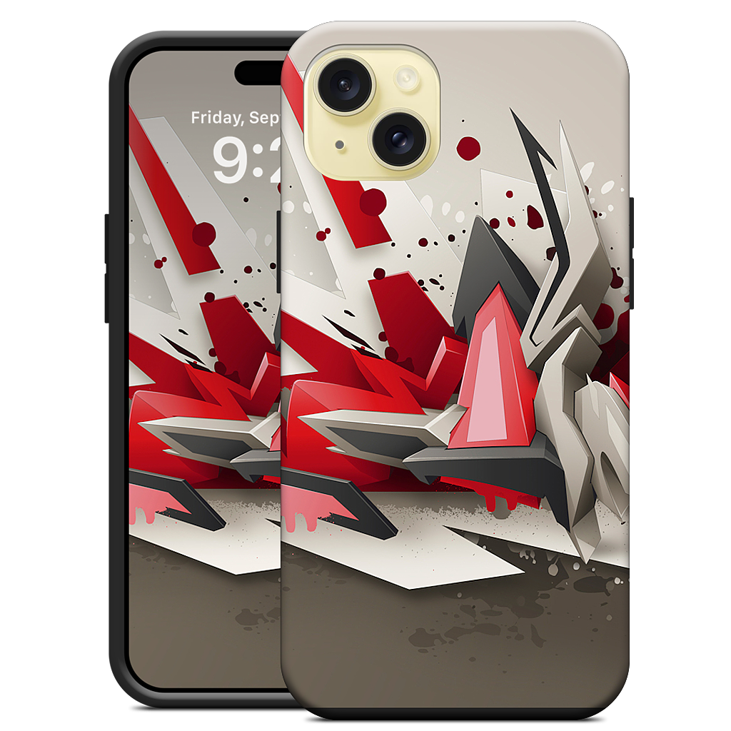 Red Metal iPhone Case