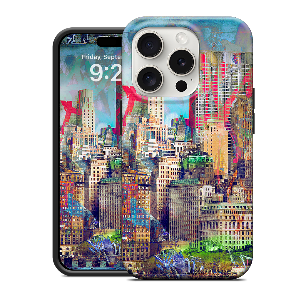 Graffiti Skyline iPhone Case