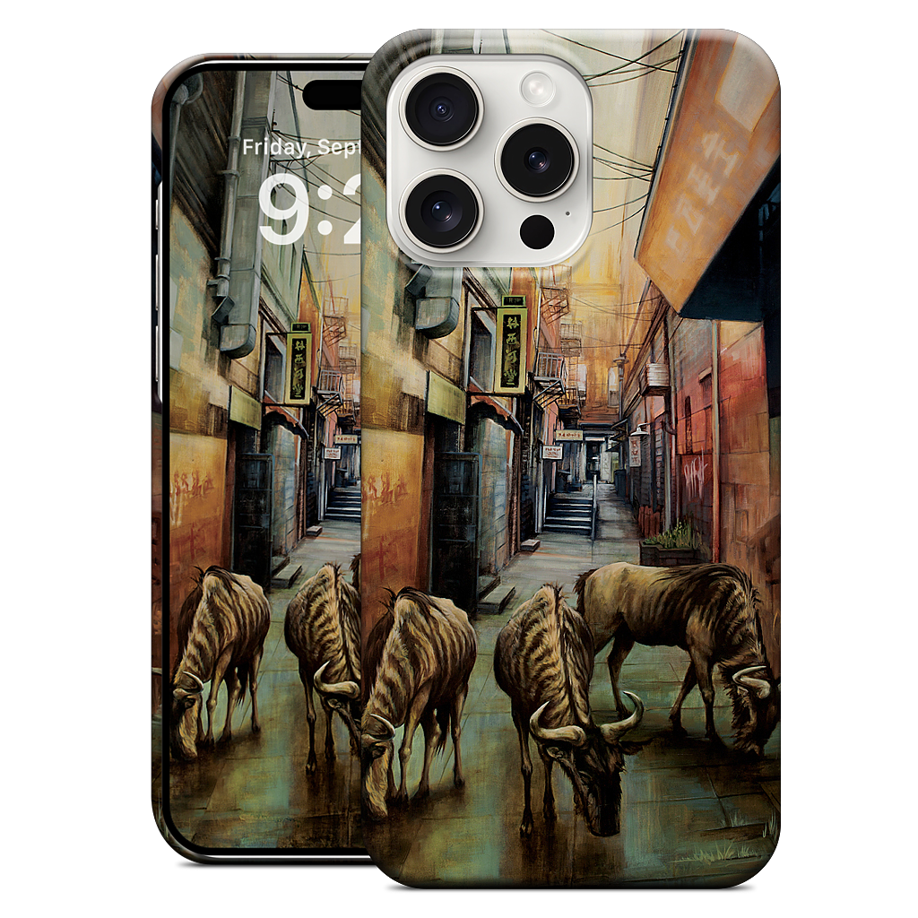 "Street of Three Beasts" -Levinson iPhone Case