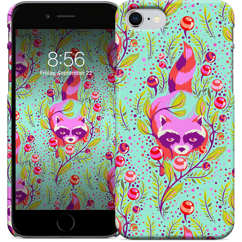 Raccoon Poppy iPhone Case