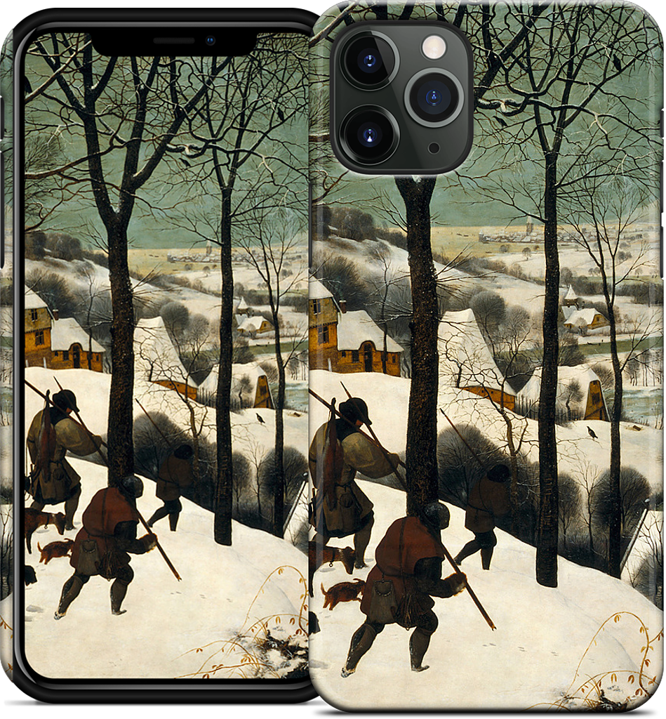 Hunters in the Snow iPhone Case