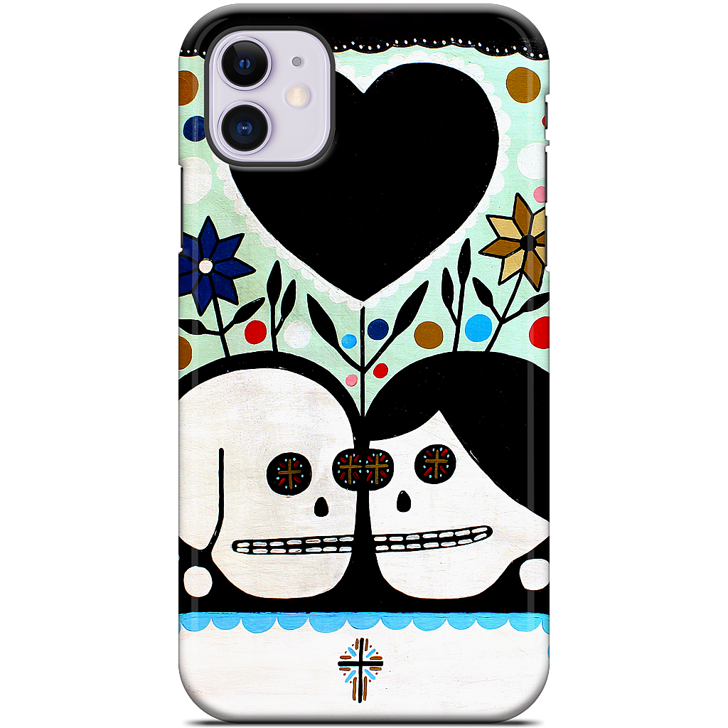 In The Garden With My Love iPhone Case