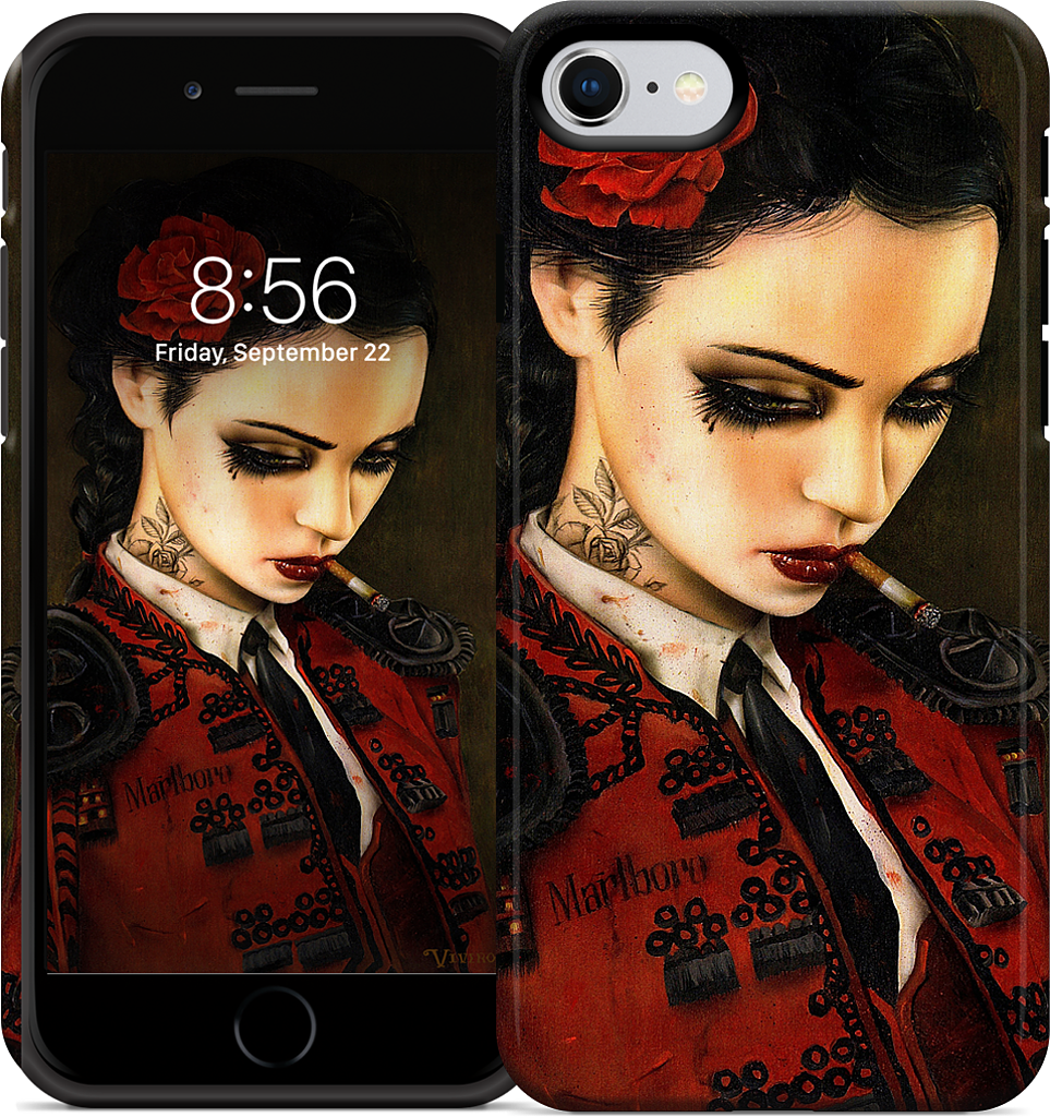 Bull Fight Her iPhone Case