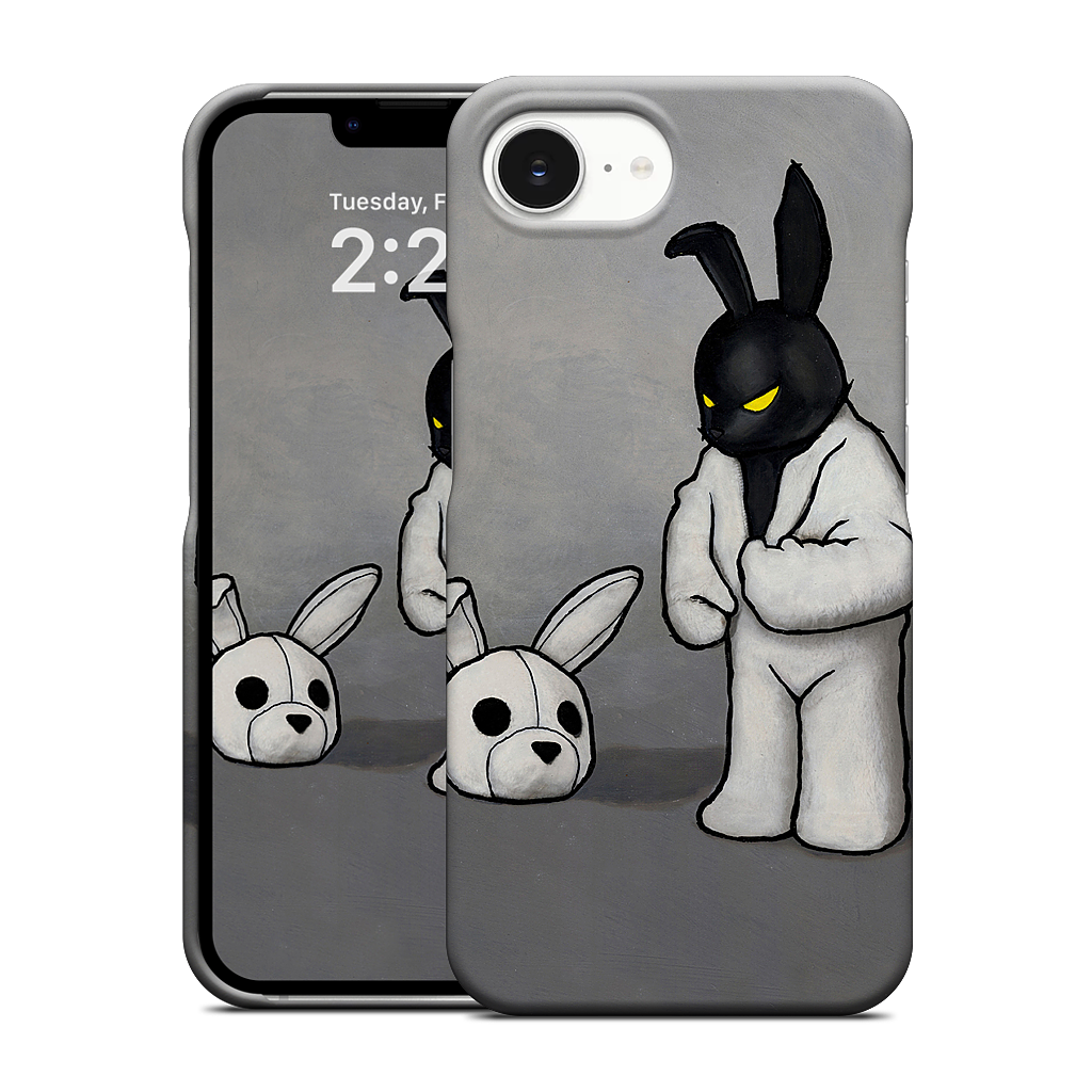 Black In White iPhone Case
