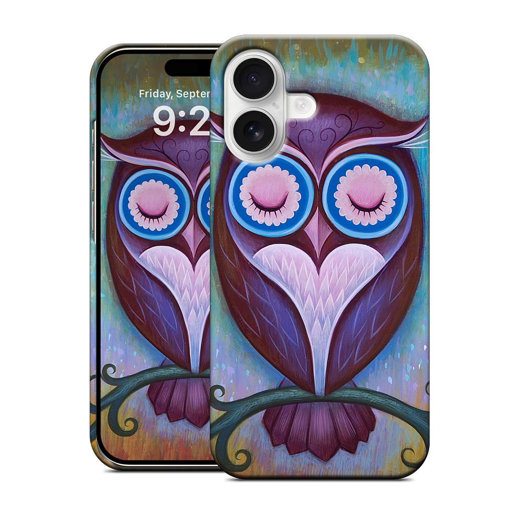 Sleepy Owl iPhone Case