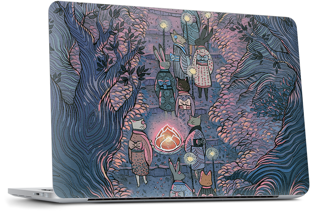 Woodland Procession MacBook Skin