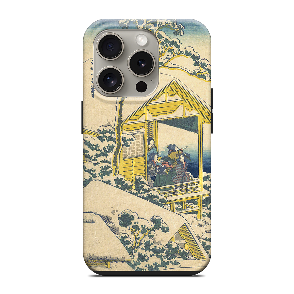Morning After the Snow at Koishikawa in Edo (Koishikawa yuki no ashita) iPhone Case