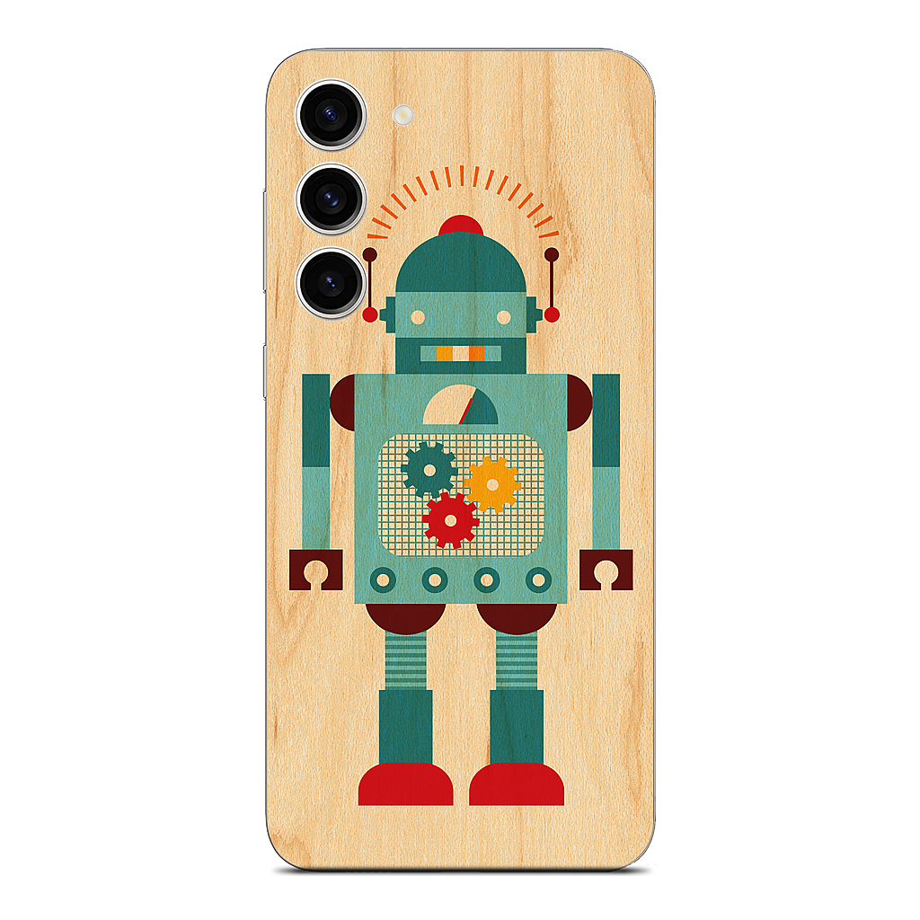 Blue Robot Samsung Skin