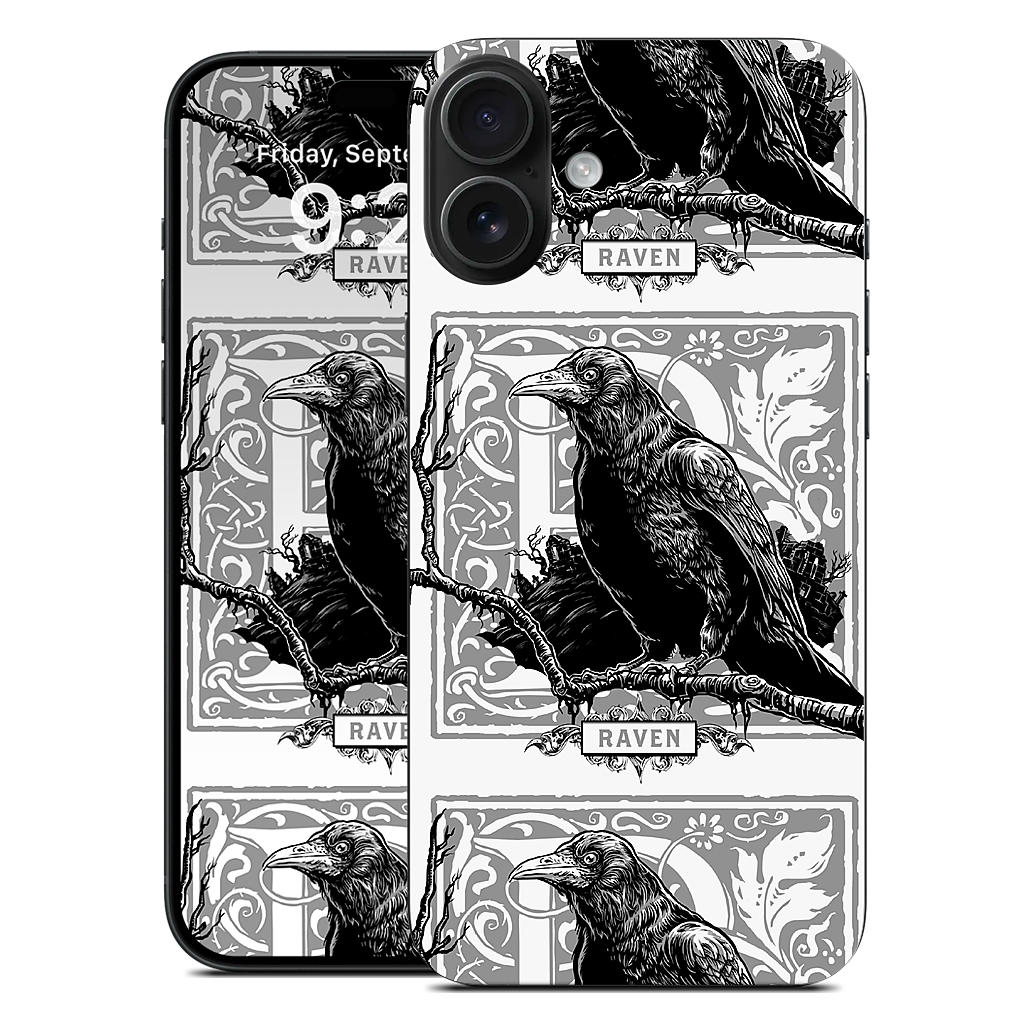 R Is For Raven iPhone Skin