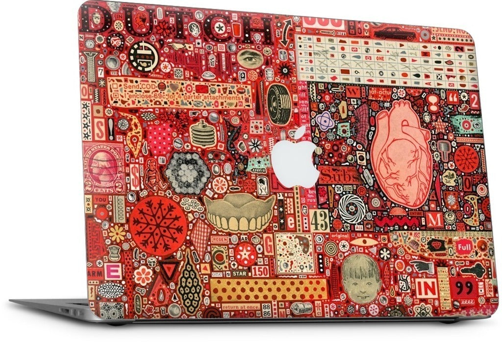 Big Numbers - Heart and Teeth MacBook Skin