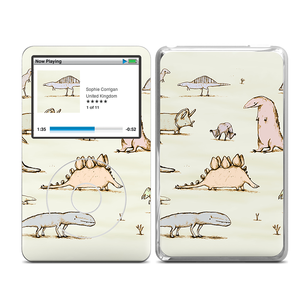 Dinosaurs iPod Skin