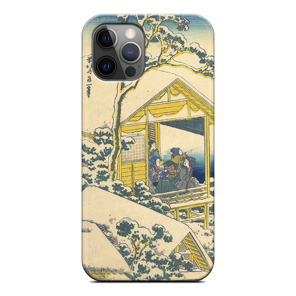 Morning After the Snow at Koishikawa in Edo (Koishikawa yuki no ashita) iPhone Case