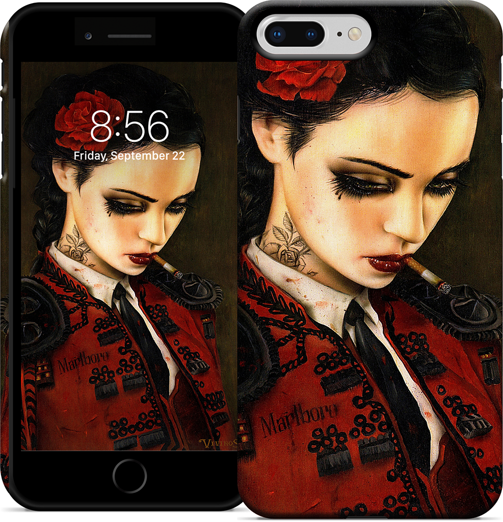 Bull Fight Her iPhone Case