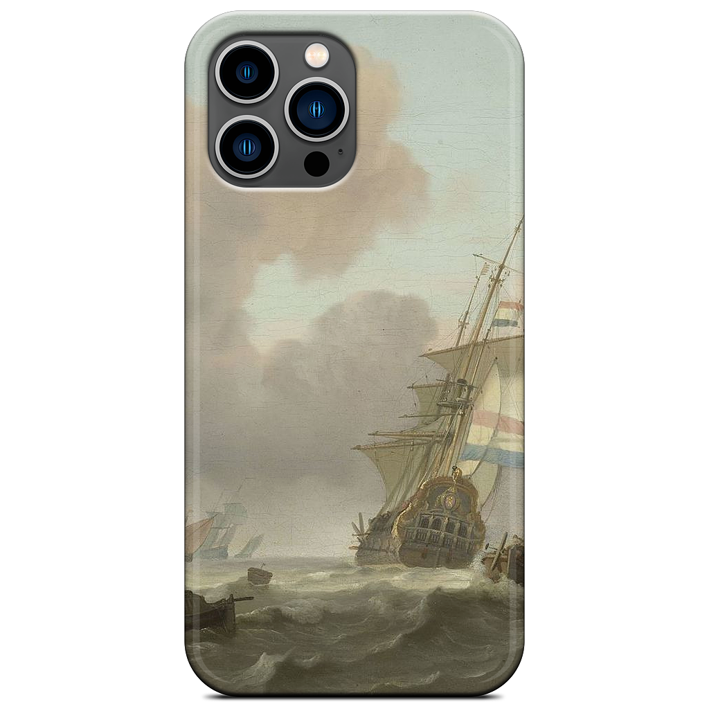 Ships in Choppy Sea iPhone Case