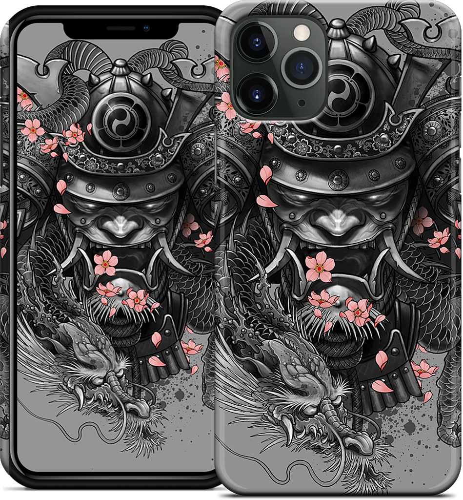 Samurai Dragon iPhone Case