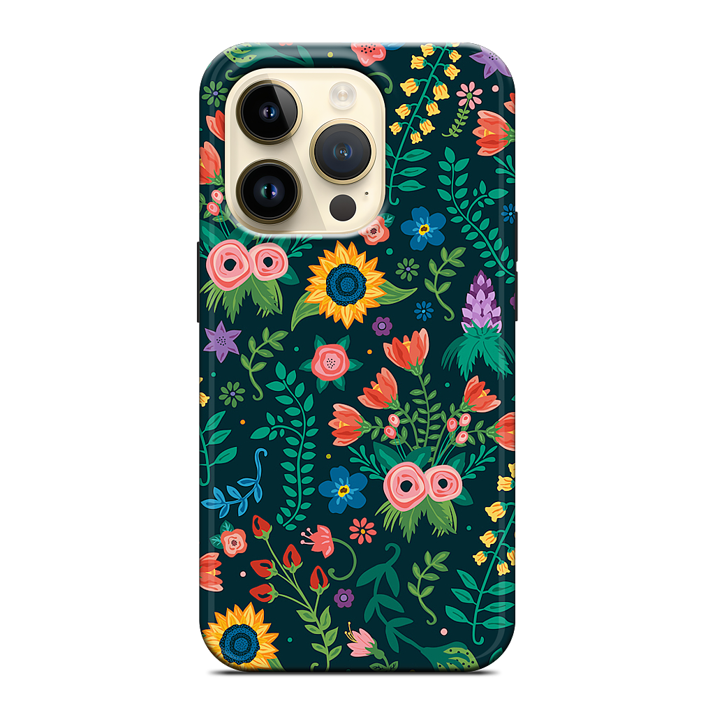 Floral Heart iPhone Case