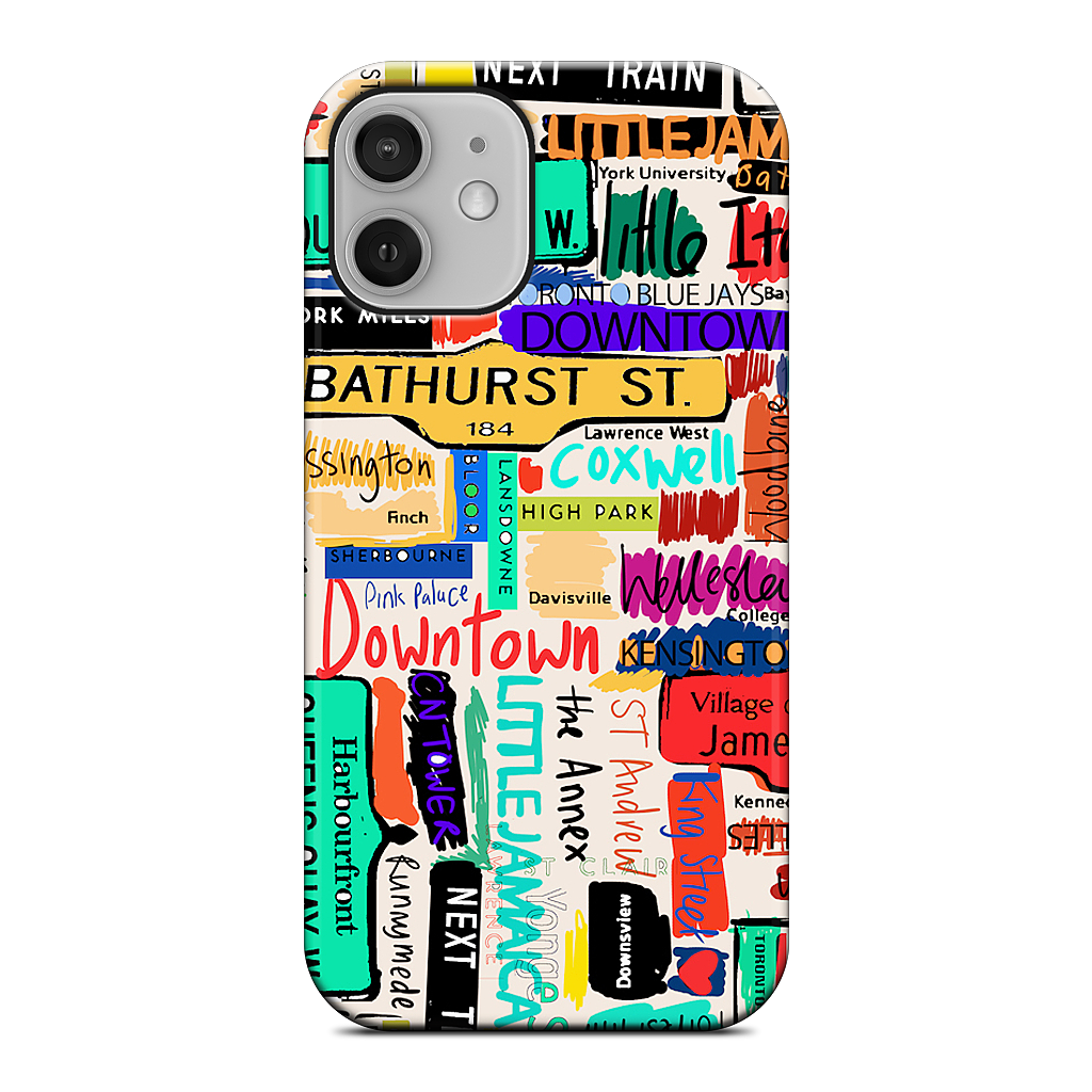 Toronto words iPhone Case