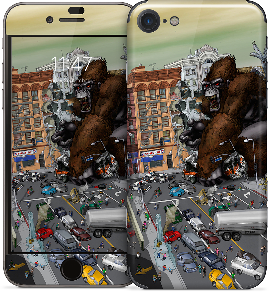 War Of The Monsters iPhone Skin