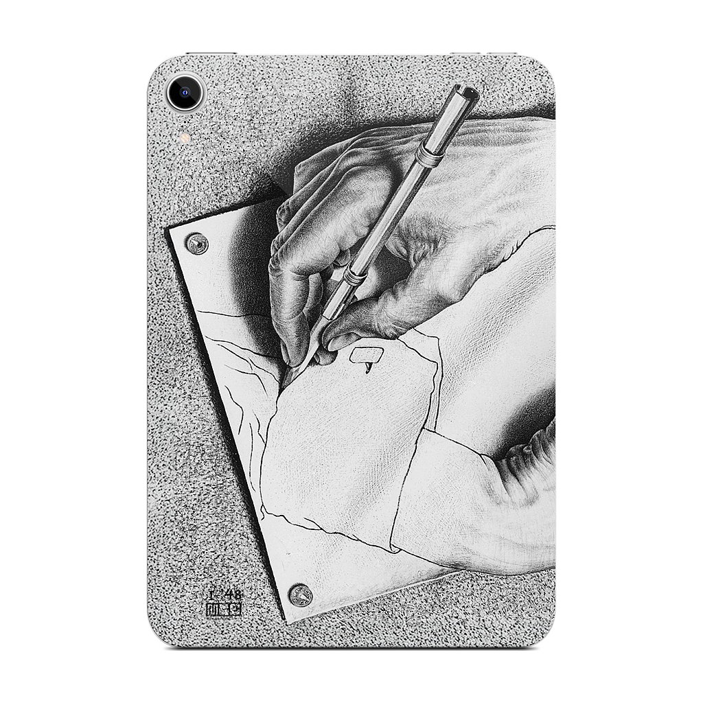 Drawing Hands iPad Skin