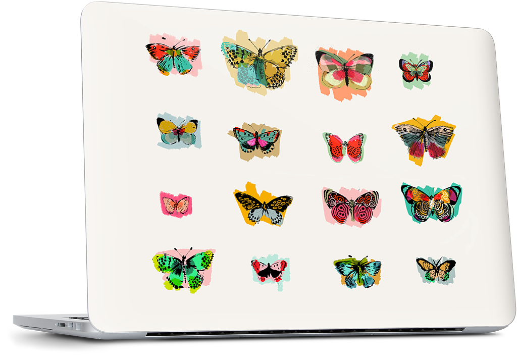 Papillons MacBook Skin