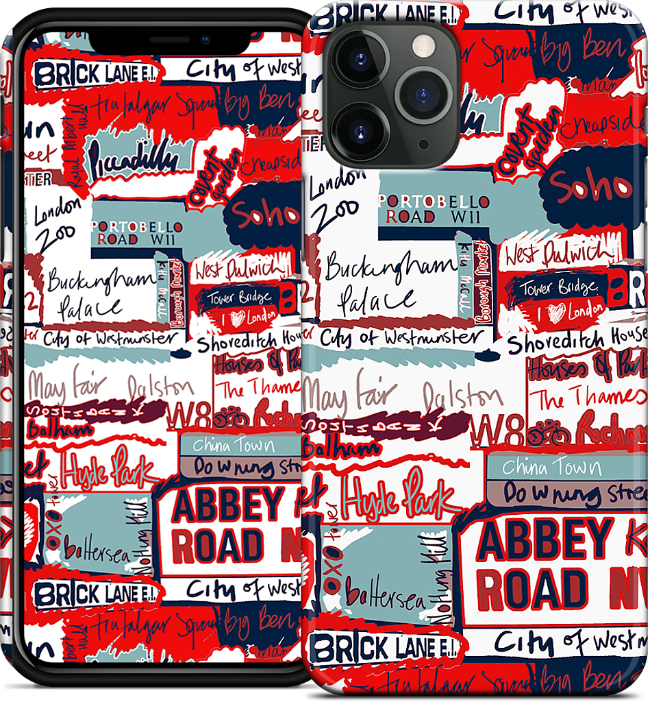 London Words iPhone Case