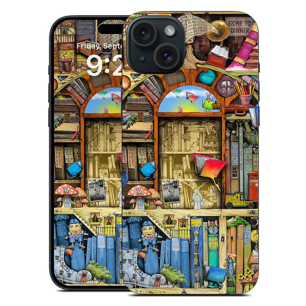 Bookshelf 2b iPhone Skin