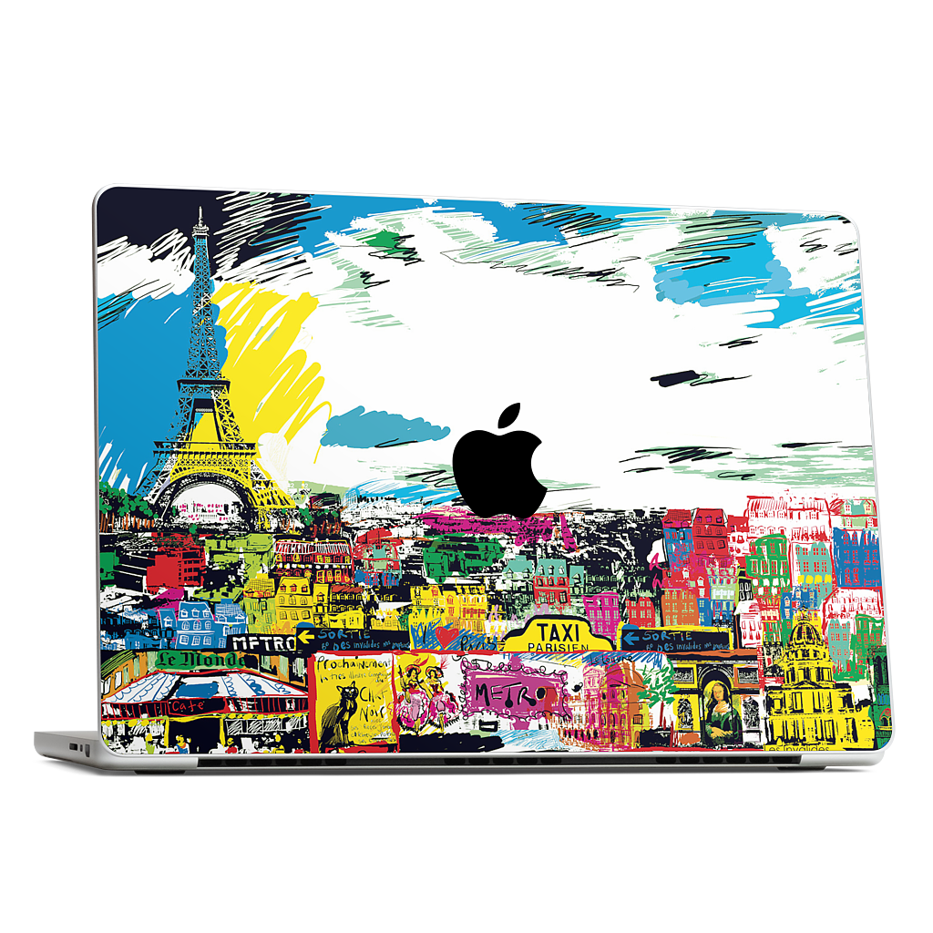 Paris Skyline MacBook Skin