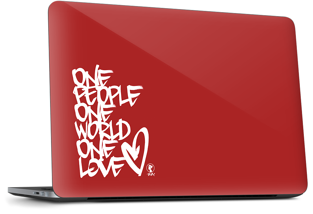 One People, One World, One Love Dell Laptop Skin