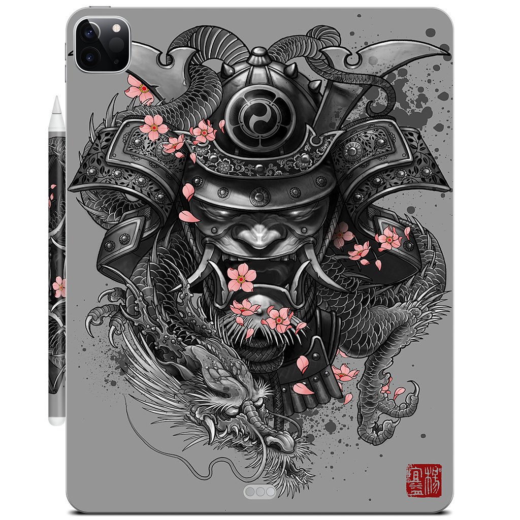 Samurai Dragon iPad Skin