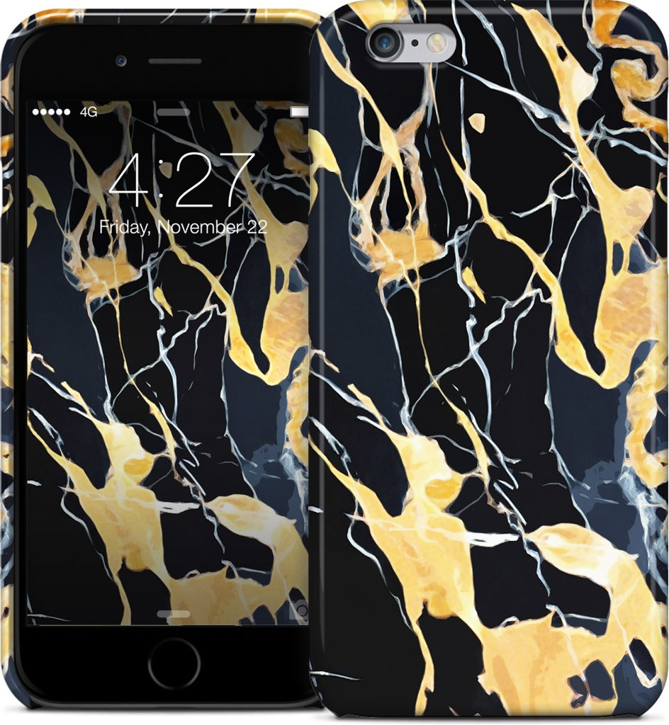 Black Marble iPhone Case