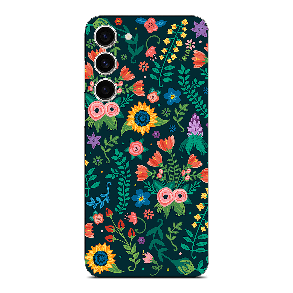 Floral Heart Samsung Skin