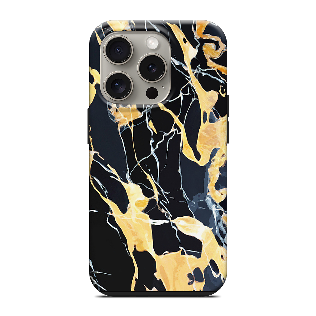 Black Marble iPhone Case