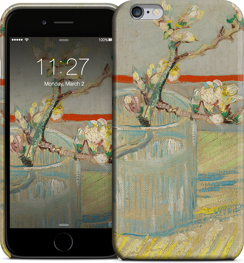 Spring of Flowering Almond in a Glass iPhone Case