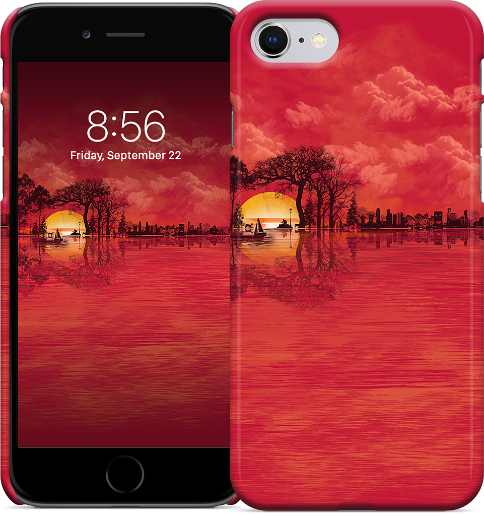 Musical Sunset iPhone Case