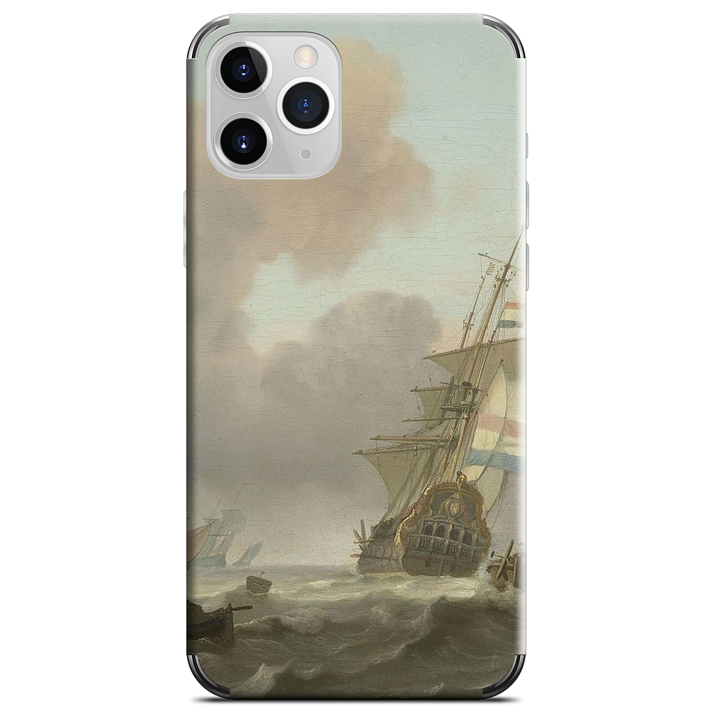 Ships in Choppy Sea iPhone Skin