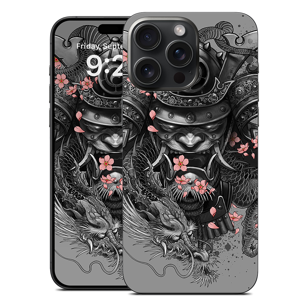 Samurai Dragon iPhone Skin