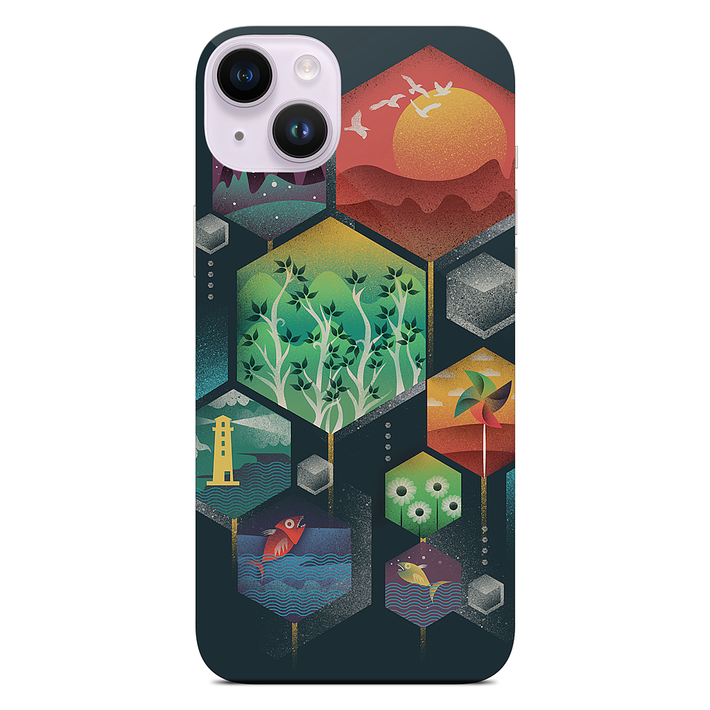 Geometrical Wonders iPhone Skin