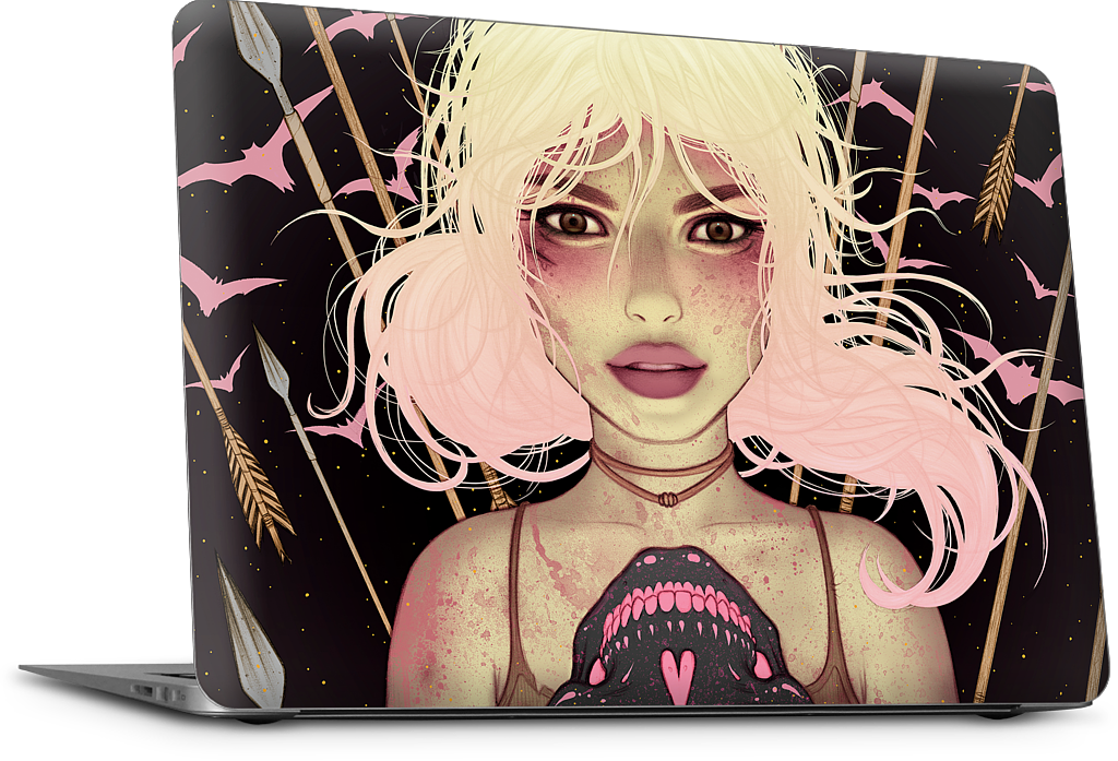 Memento Black MacBook Skin