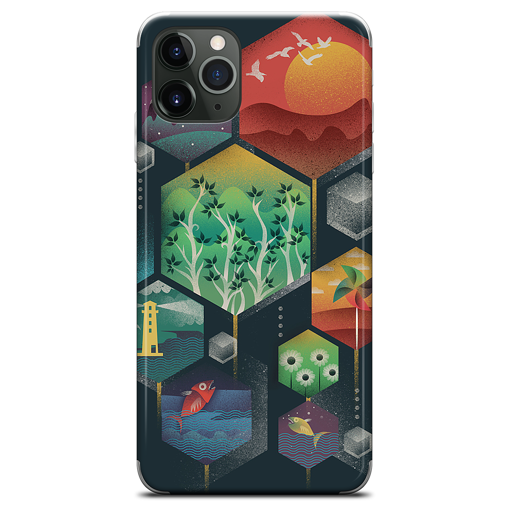 Geometrical Wonders iPhone Skin