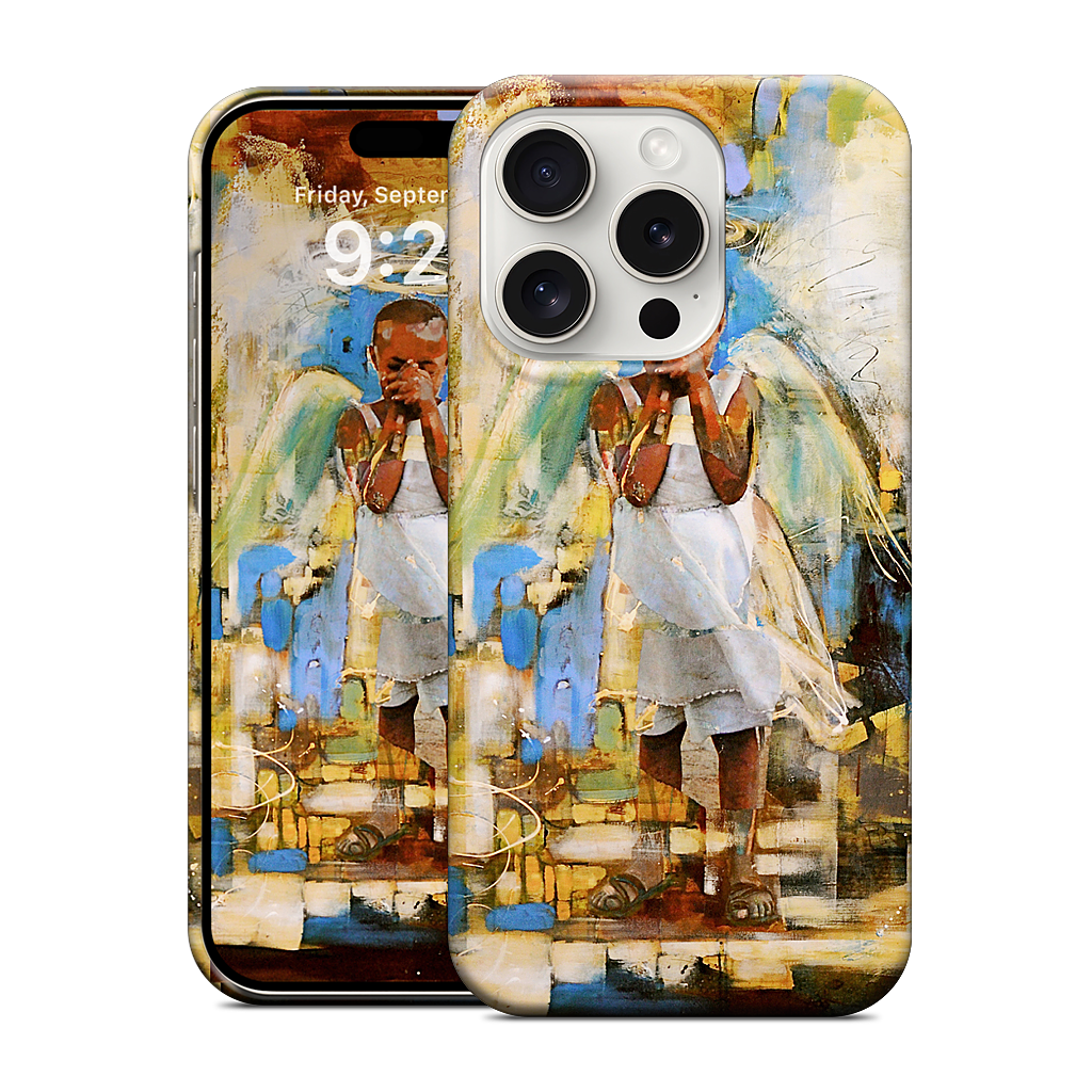 Shy Angel iPhone Case
