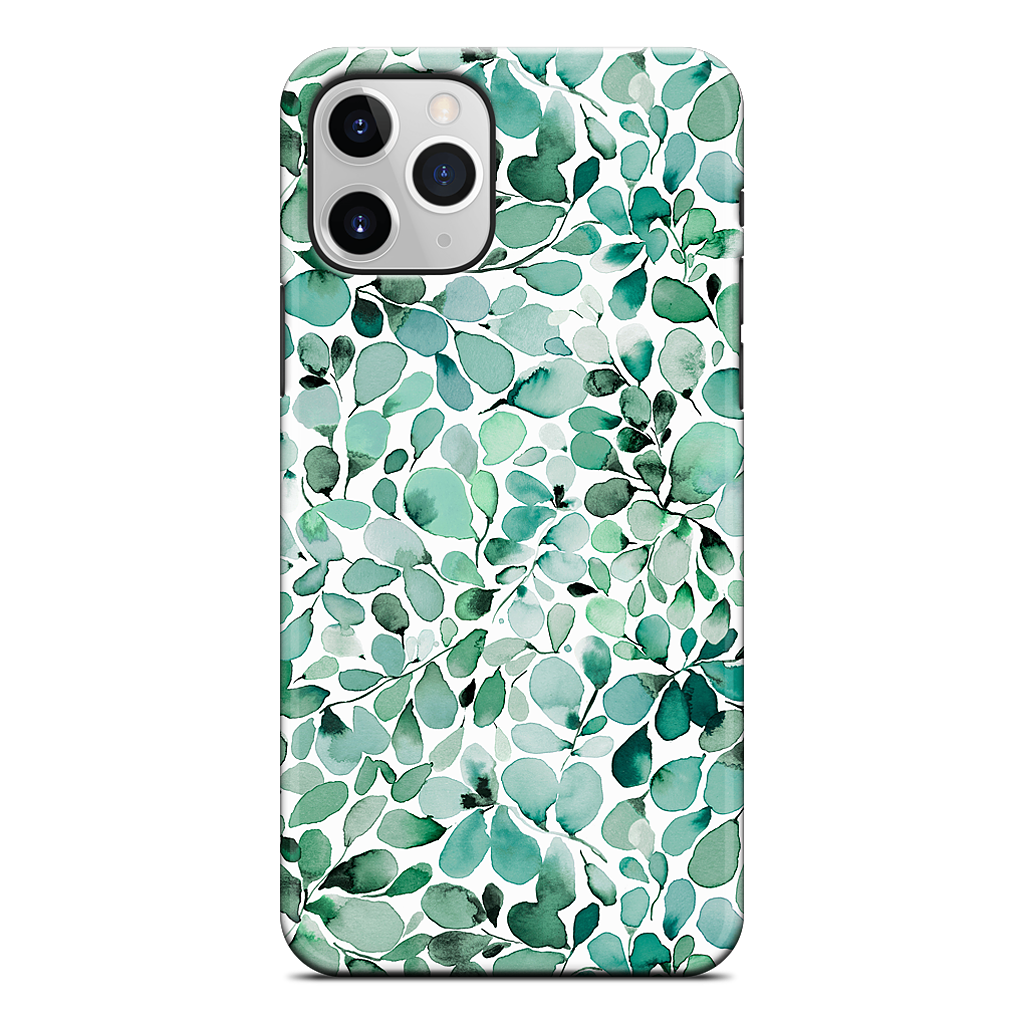 Eucalyptus Leafy Green iPhone Case